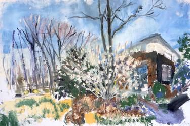 Original Documentary Landscape Painting by Maureen Shea