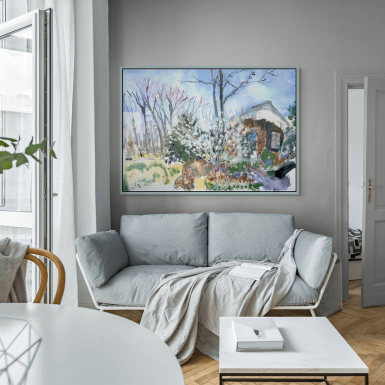Original Documentary Landscape Painting by Maureen Shea