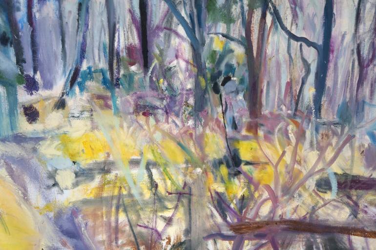 Original Documentary Garden Painting by Maureen Shea