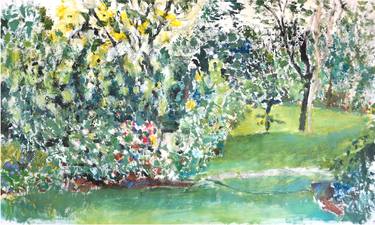 Original Garden Paintings by Maureen Shea
