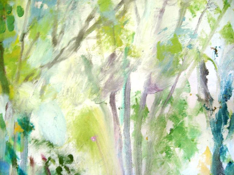 Original Figurative Garden Painting by Maureen Shea