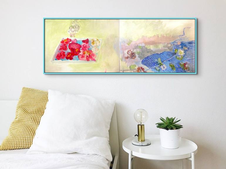 Original Abstract Landscape Painting by Maureen Shea