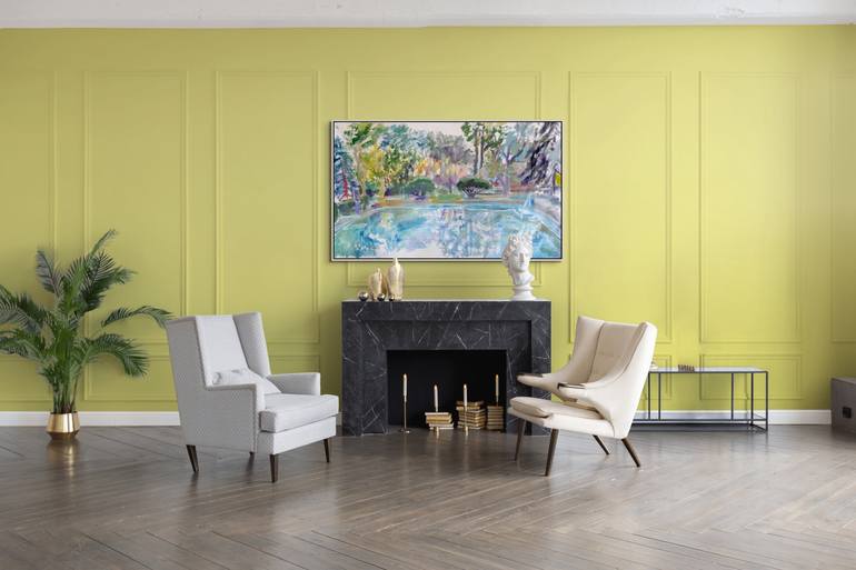 Original Figurative Landscape Painting by Maureen Shea