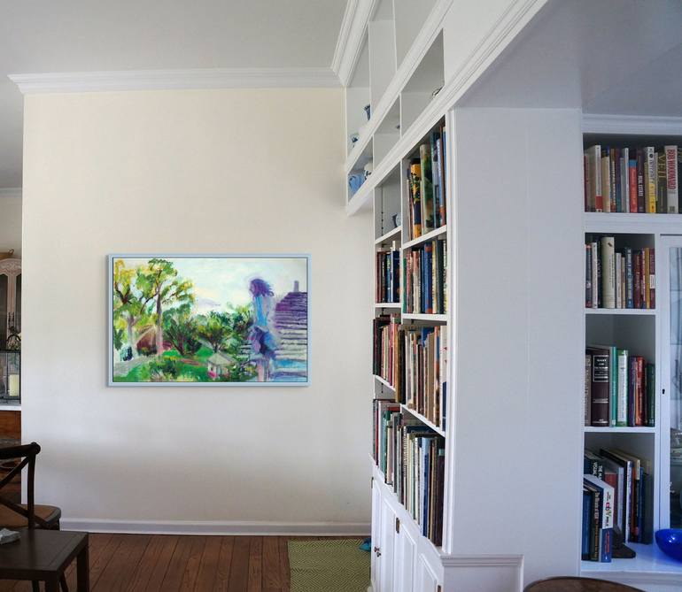 Original Documentary Women Painting by Maureen Shea