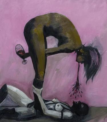 Original Expressionism Erotic Paintings by Pablo Peñalba