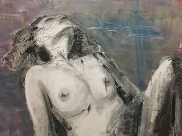 Original Figurative Nude Paintings by Deivis Kuqo