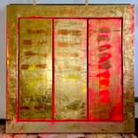 Number XII of POLYPTYQUES de 181x181 cm (71,3x71,3 in) by Denis Serre