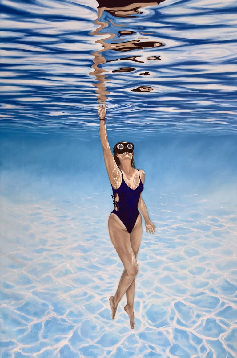 Original Realism Water Painting by Tatiana Zappa