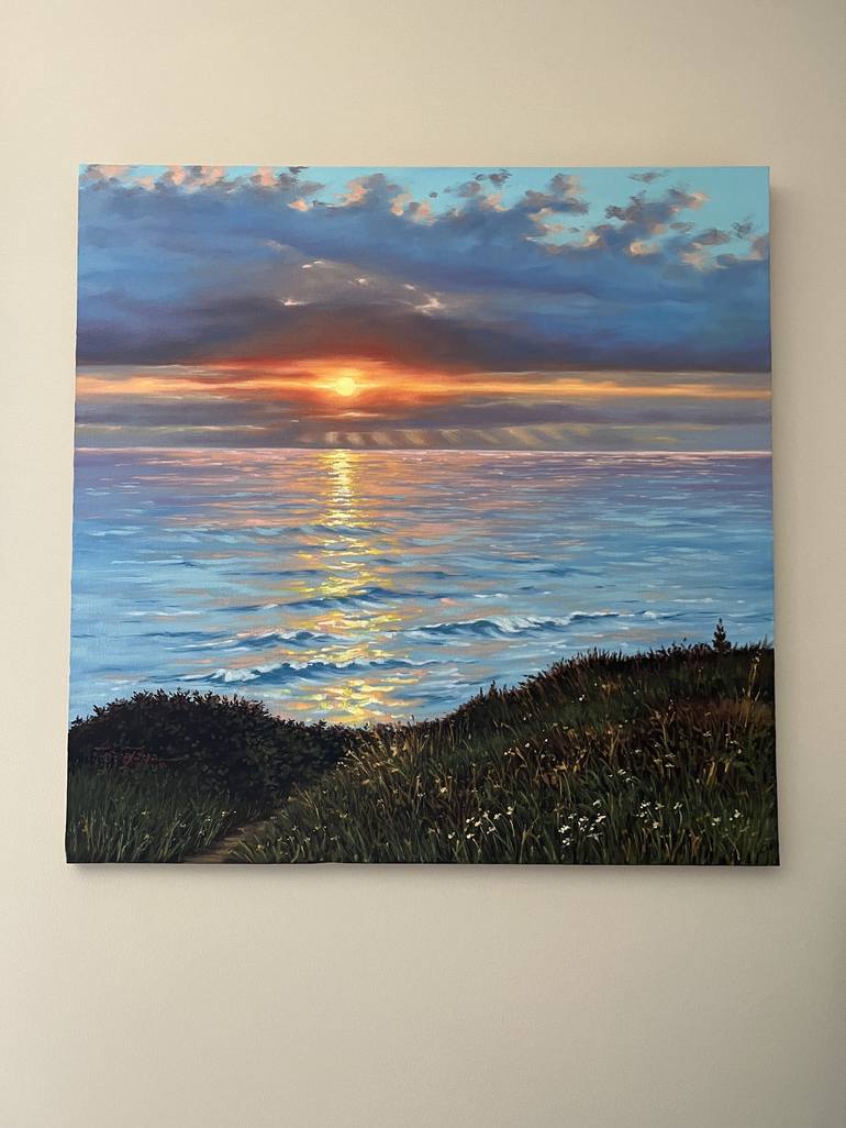 Original Seascape Painting by Tatiana Zappa