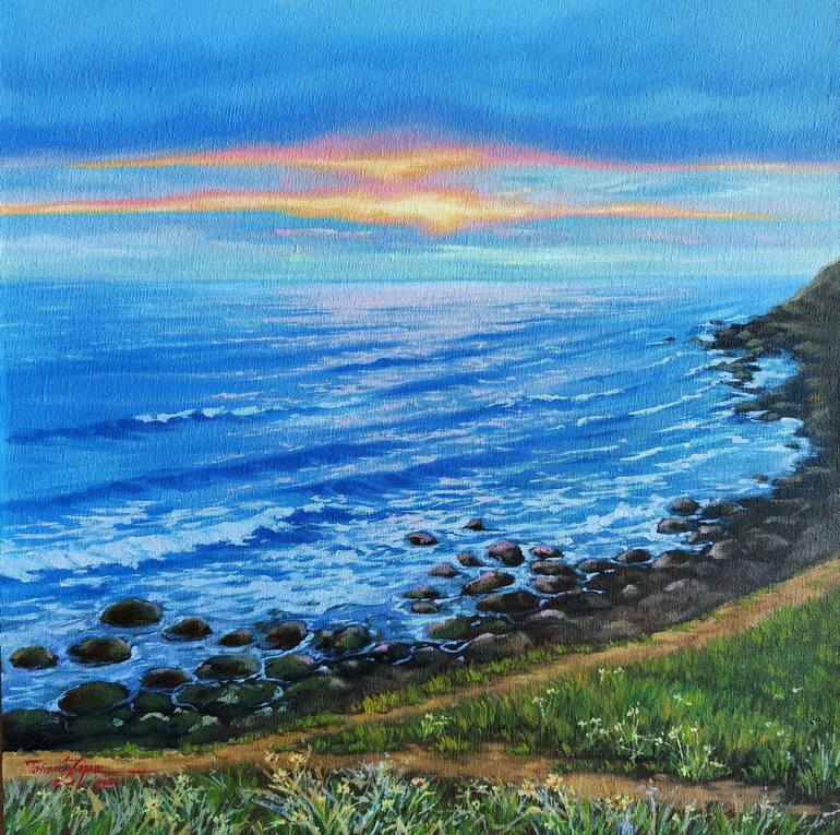 Original Seascape Painting by Tatiana Zappa