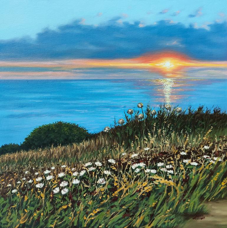 Original Seascape Painting by Tatiana Zappa