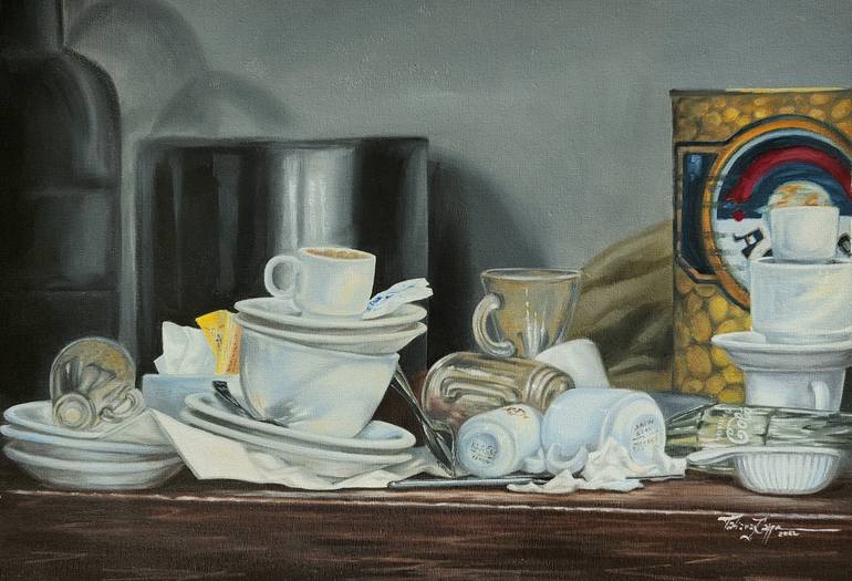 Original Figurative Still Life Painting by Tatiana Zappa