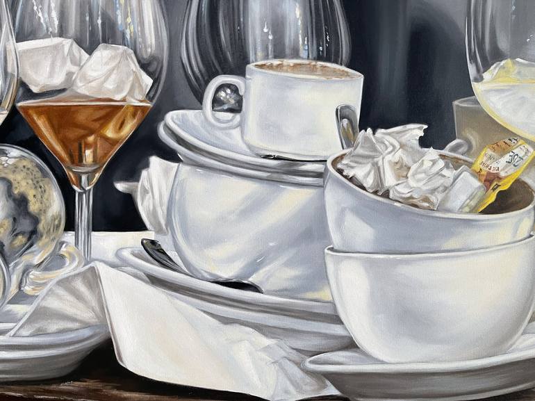 Original Photorealism Still Life Painting by Tatiana Zappa