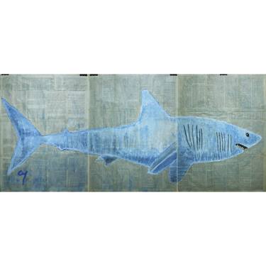 Saatchi Art Artist Marat Cherny; Paintings, “Shark. (triptych) (2021)” #art