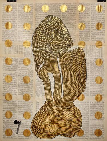 Saatchi Art Artist Marat Cherny; Paintings, “Abstract figure of a woman. (2021)” #art