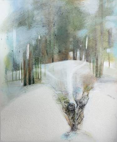 Original Abstract Landscape Paintings by Margit Hideg