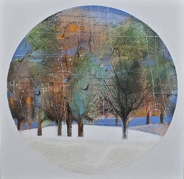 Print of Abstract Landscape Paintings by Margit Hideg