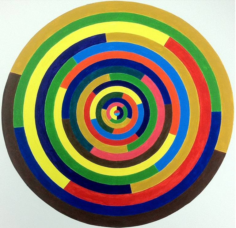 The Color Circle Painting by Yuri Koshelev | Saatchi Art