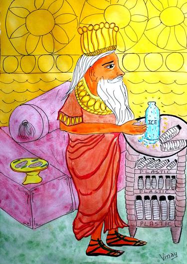 Original Classical mythology Drawings by Vinay Jalla