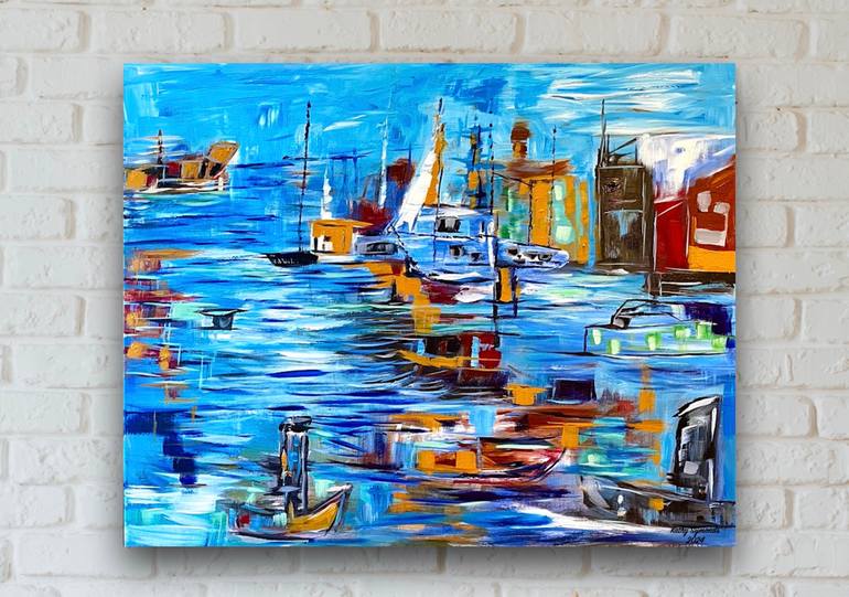 Original Abstract Expressionism Abstract Painting by Kathy Symonds
