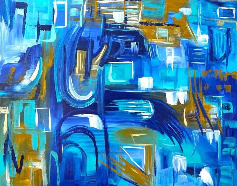 Original Abstract Expressionism Abstract Paintings by Kathy Symonds