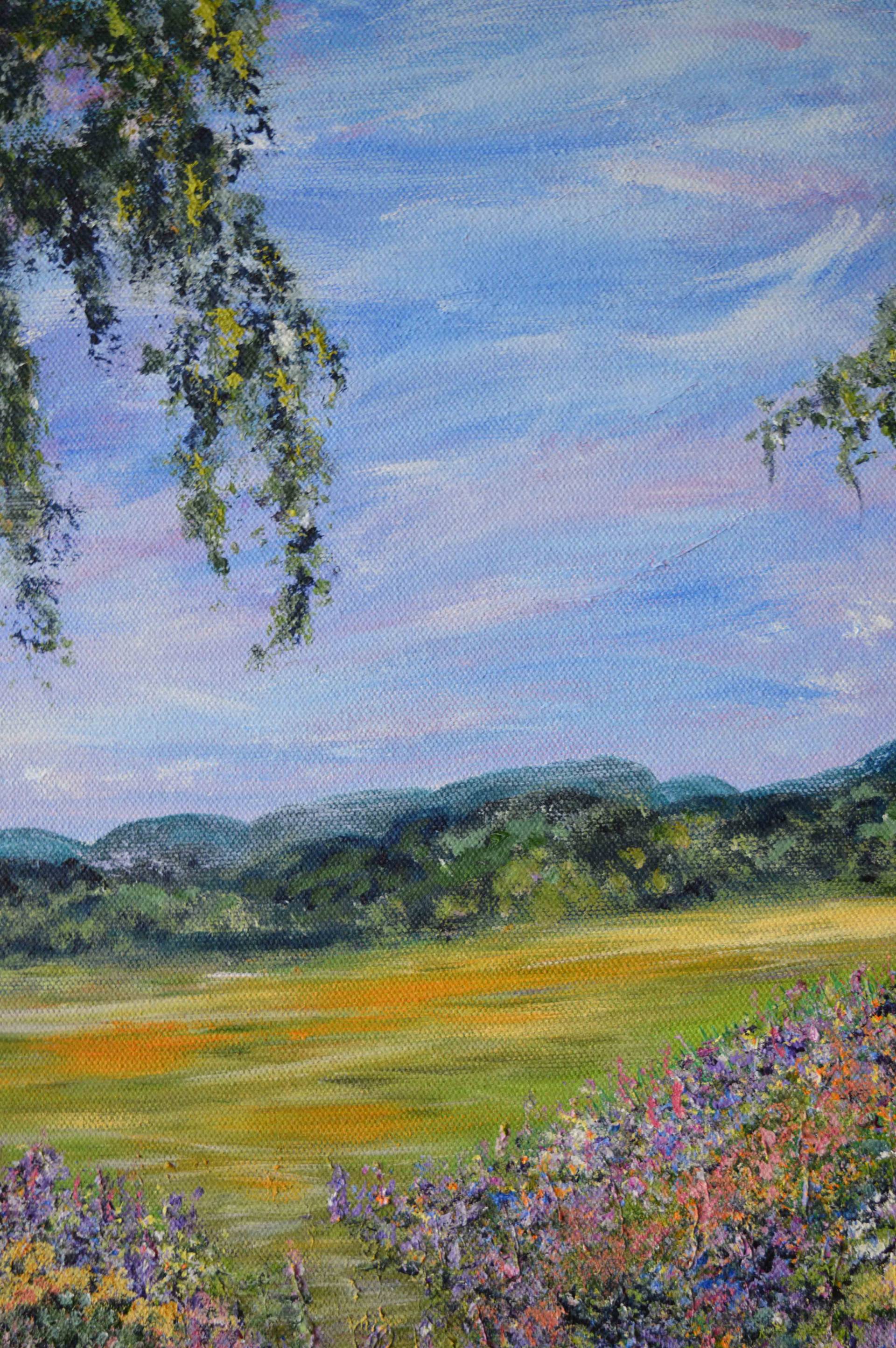 Moments In Time Flower Landscape Painting By Kathy Symonds Saatchi Art