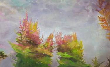 Original Tree Paintings by Sy Lee