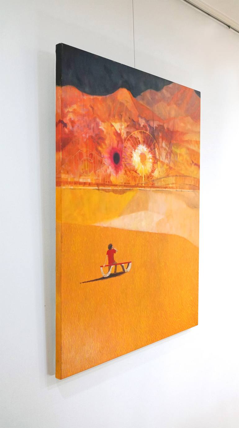 Original Expressionism Landscape Painting by Sy Lee