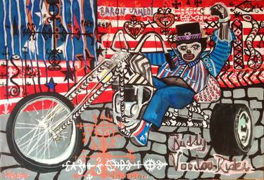Print of Expressionism Motorbike Paintings by Leth Ale Bridge