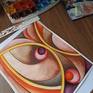 Artwork in studio