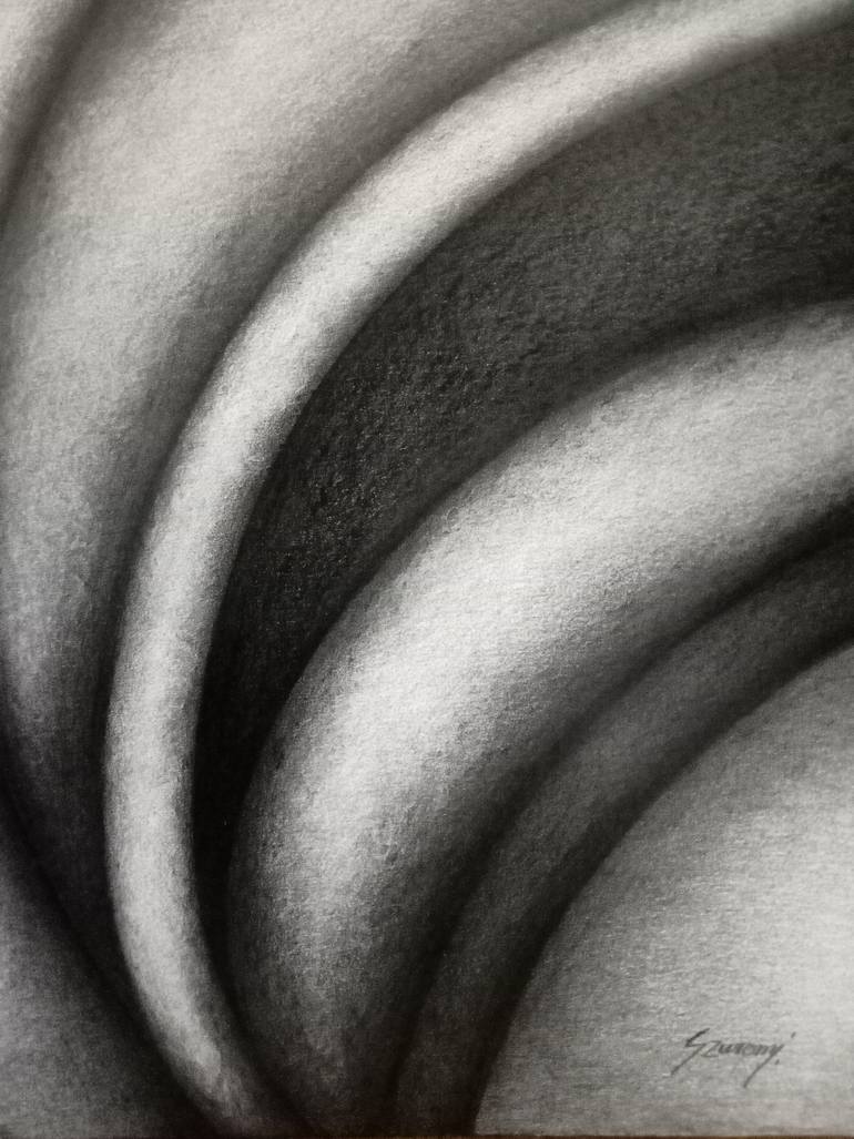 Original Abstract Drawing by Brenda Daniela
