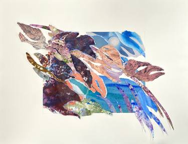 Original Abstract Nature Mixed Media by Sachie Hayashi