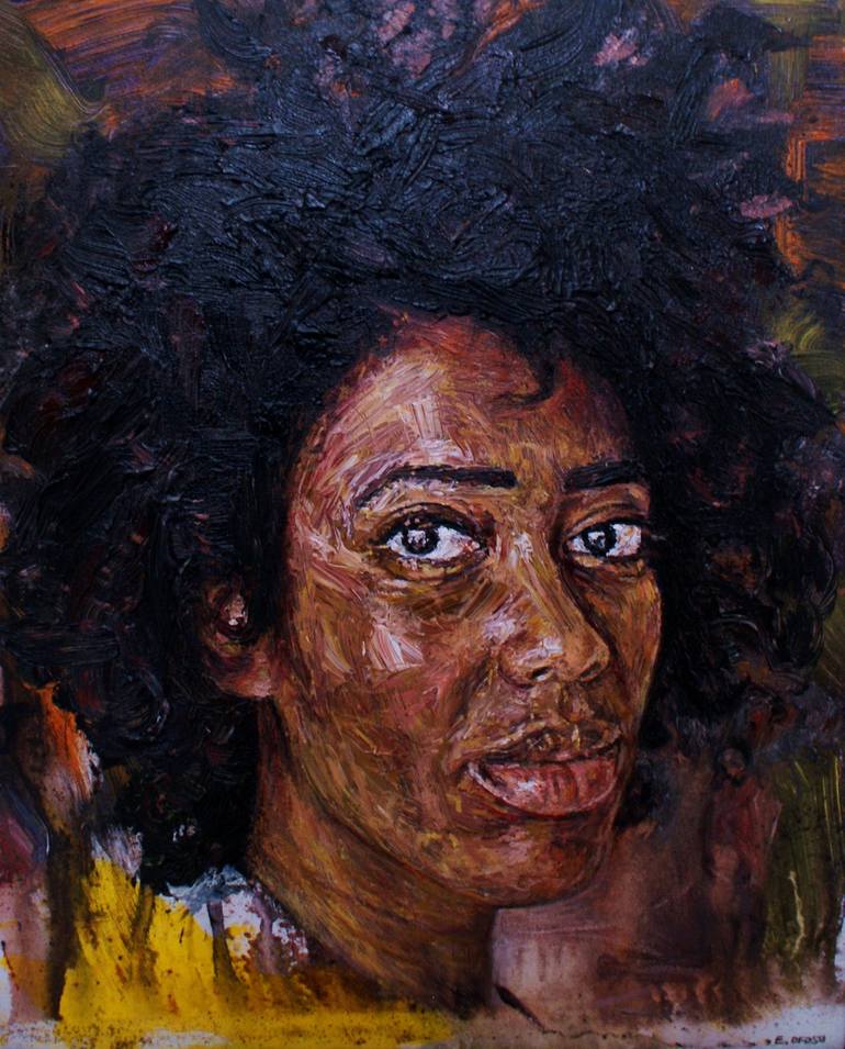 Stephanie Painting by Edward Ofosu | Saatchi Art