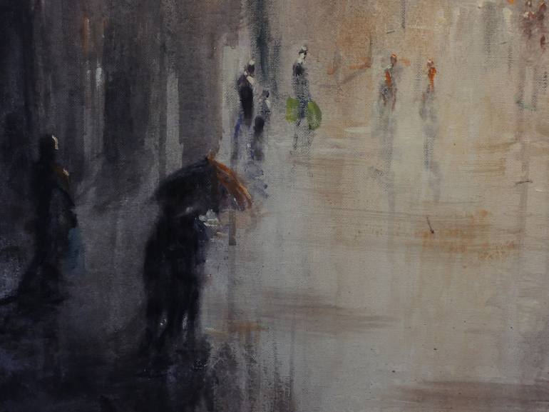 Original Figurative Cities Painting by Urban Hedin