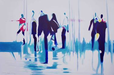 Original Conceptual Abstract Paintings by Jane Appleton