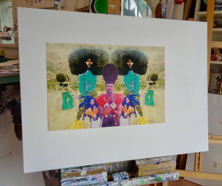 Original Figurative People Collage by Jane Appleton