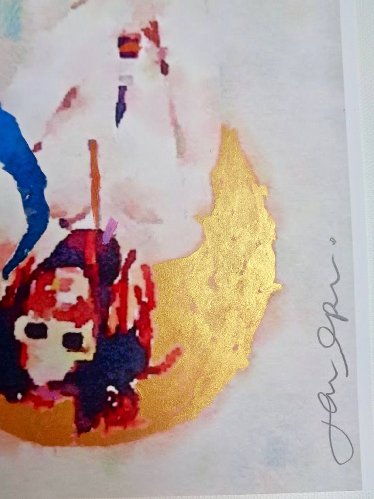 Original Figurative People Collage by Jane Appleton