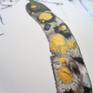 the gold ink catches the light