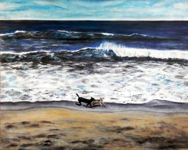 Original Beach Paintings by Clona Kinski