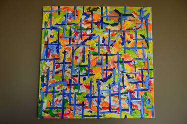 Original Abstract Painting by M Melens