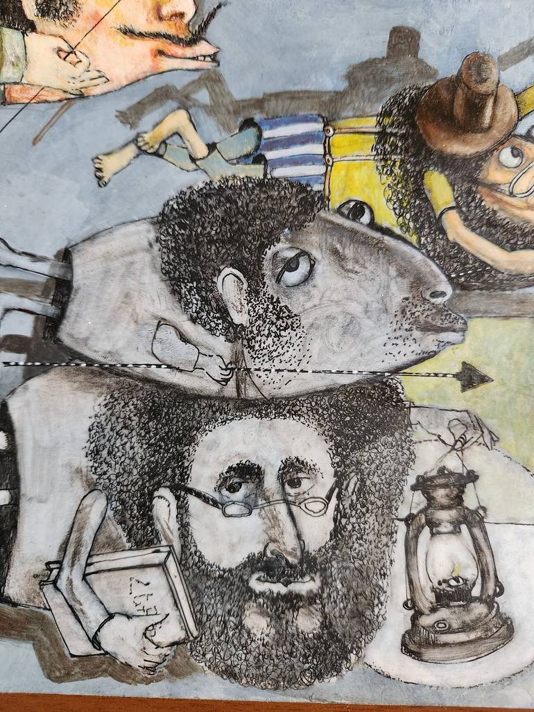 Original Modernism Fantasy Painting by Gor Petrosyan