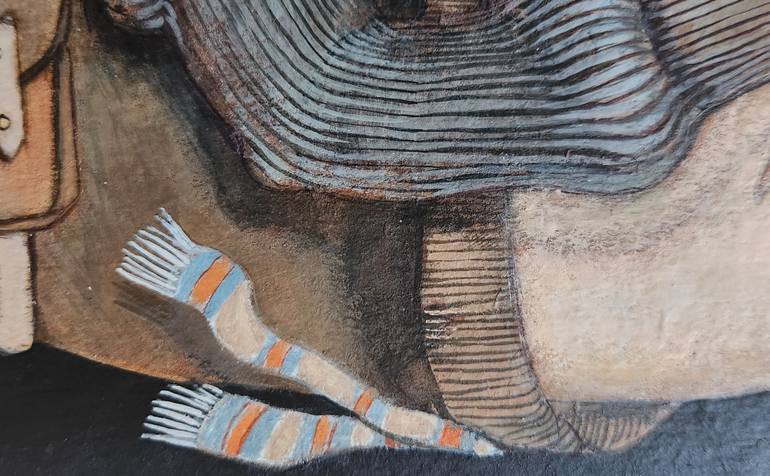 Original Expressionism Men Painting by Gor Petrosyan