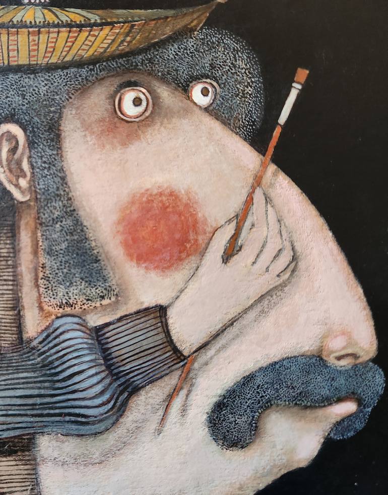 Original Expressionism Men Painting by Gor Petrosyan