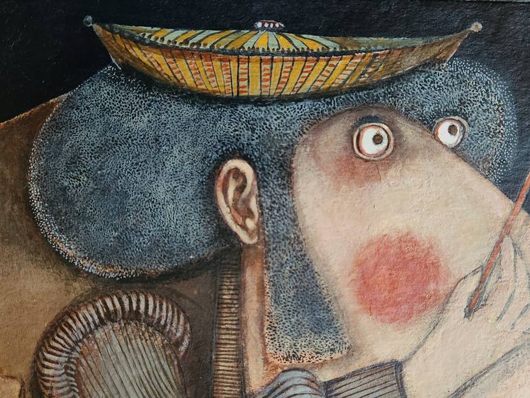 Original Expressionism Men Painting by Gor Petrosyan