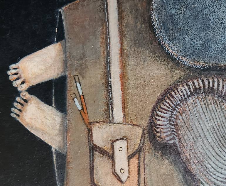 Original Expressionism Men Painting by Gor Petrosyan