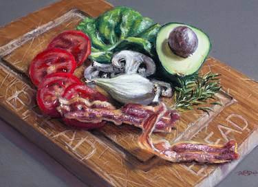 Original Food Painting by Christopher Reid