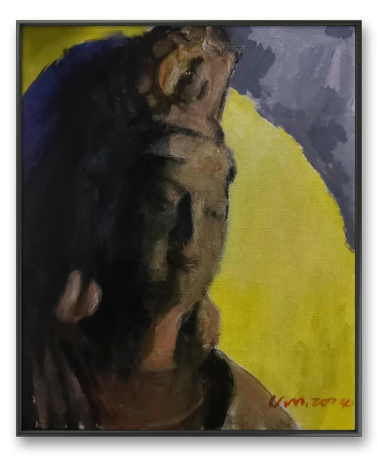 Original Portraiture Religion Painting by Ming Yuan