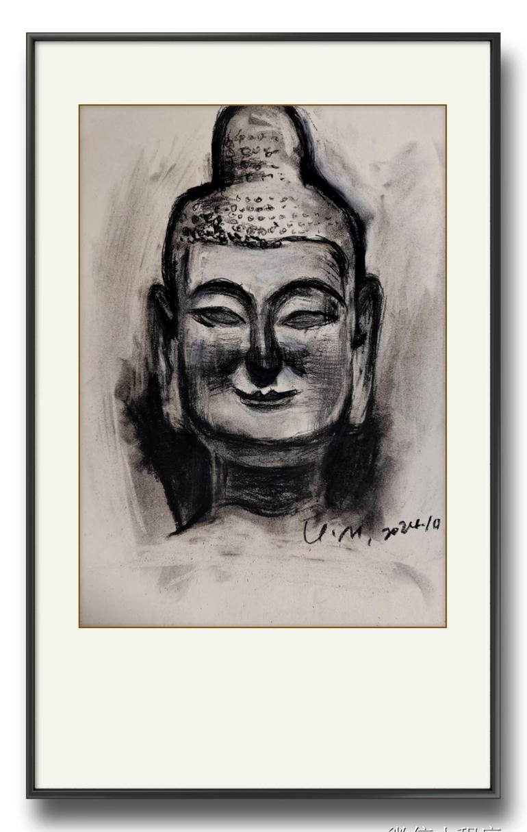 Original Expressionism Religion Painting by Ming Yuan