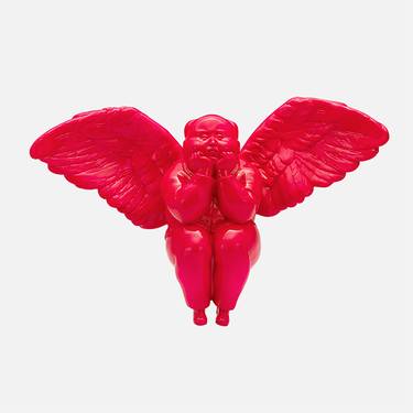 Rainbow Angel Hong Pink Male 彩虹天使虹 桃 Multiple Editions Sculpture By Ode To Art Saatchi Art