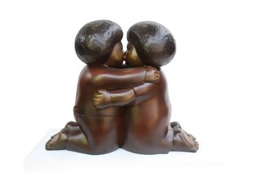 Original Figurative Love Sculpture by Ode to Art